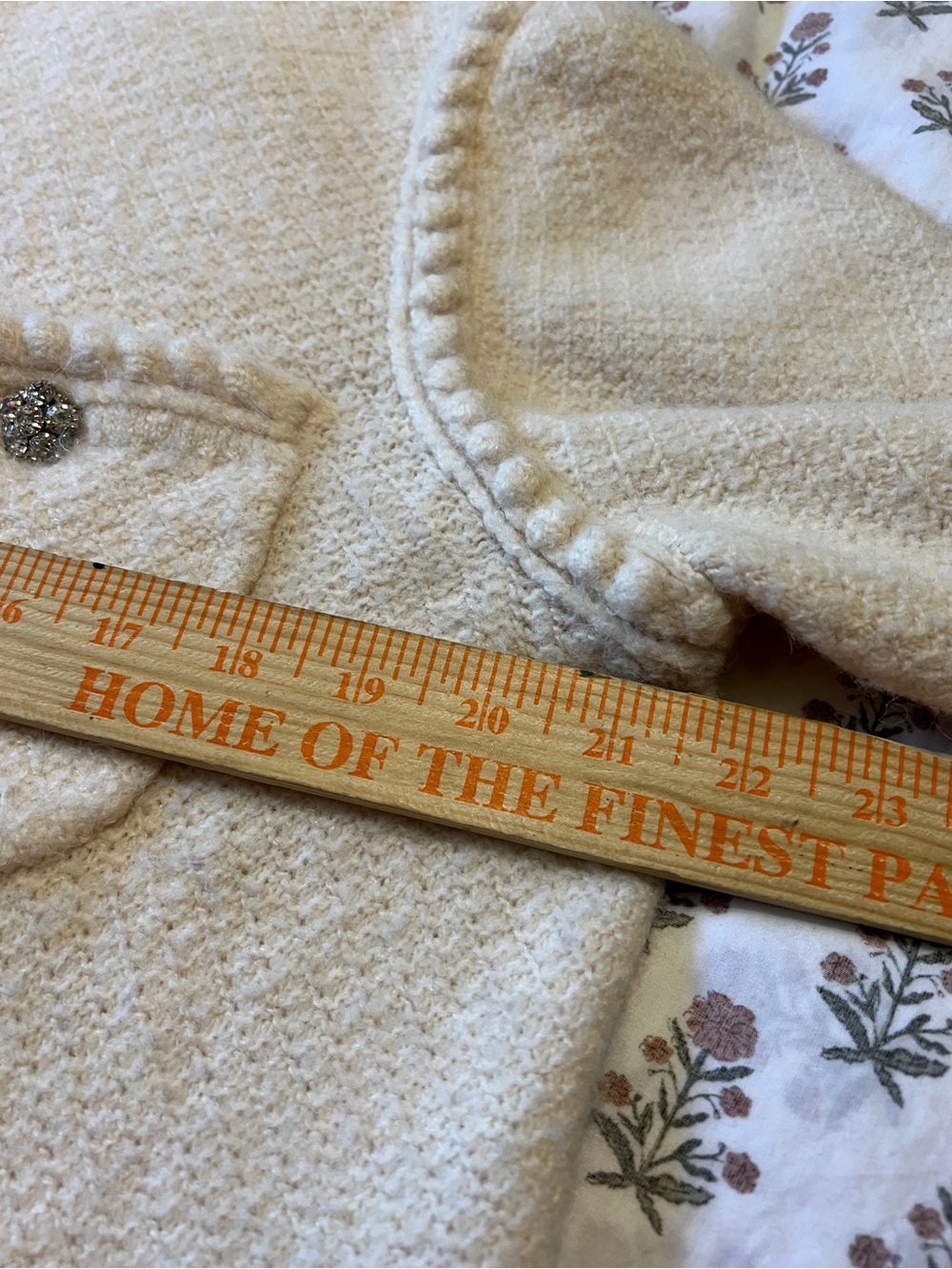 J. Crew Odette sweater lady jacket with jewel buttons M - Picture 9 of 10